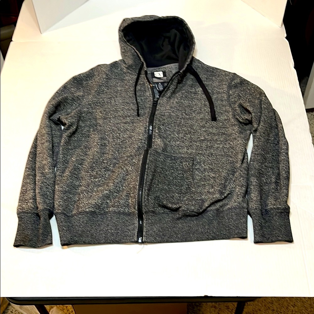 Ocean Pacific hoodie, full zip long sleeve, dark gray